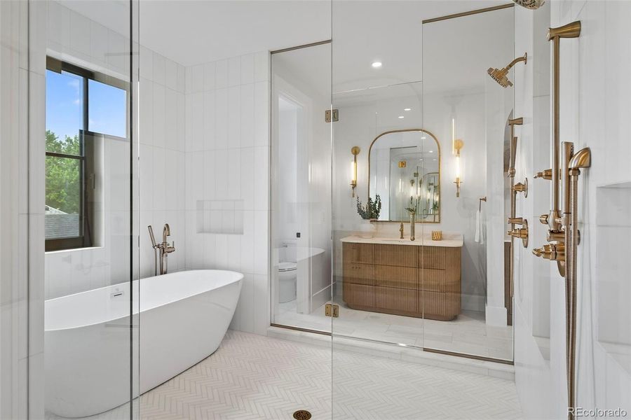 Furnished interior view inside a new home in , Denver (Image 16).