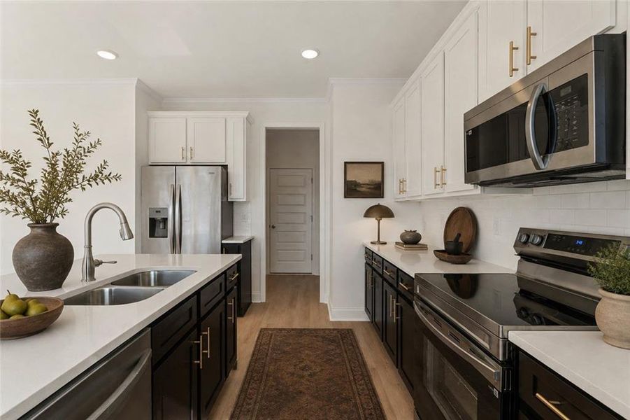 Furnished interior view inside a new home in Clark Farms, Flowery Branch (Image 14).