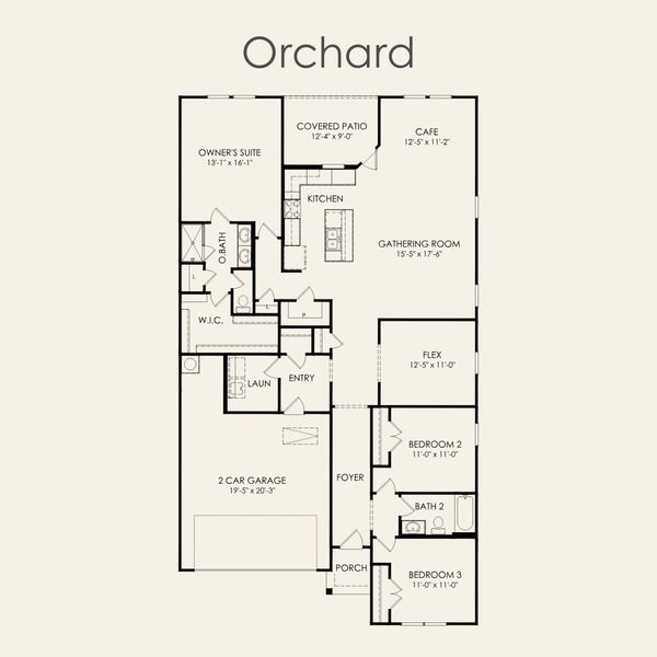 2D floor plan layout for the Orchard by Pulte Homes in Lagos, Manor, TX (Image 3). 2D floor plan layout for the Orchard by Pulte Homes in Lagos, Manor, TX (Image 3).