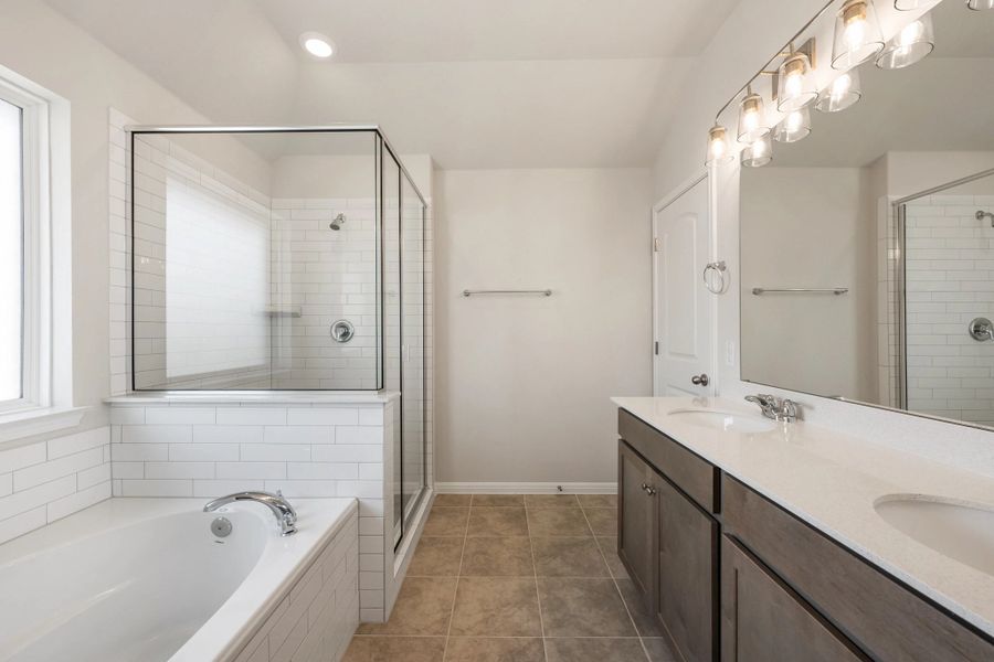 Furnished interior view inside a new home in The Cottages at La Cima, San Marcos (Image 17).