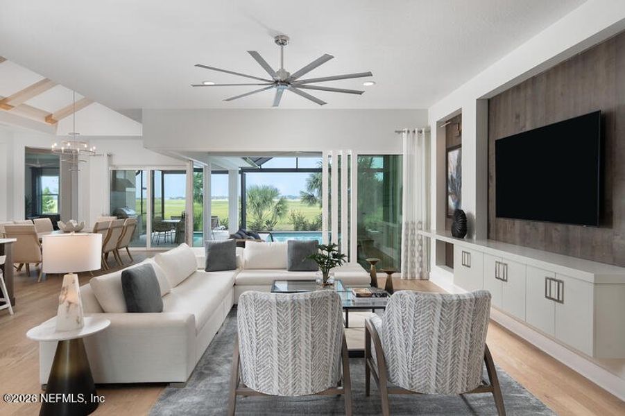 Furnished interior view inside a new home in , St. Augustine (Image 4).