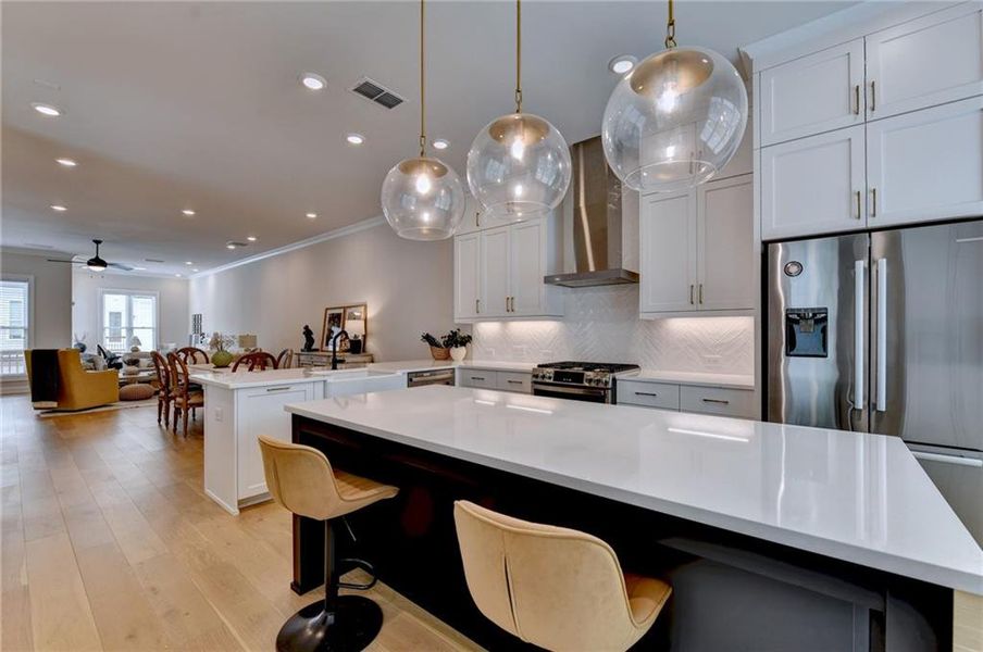 Furnished interior view inside a new home in , Alpharetta (Image 46).