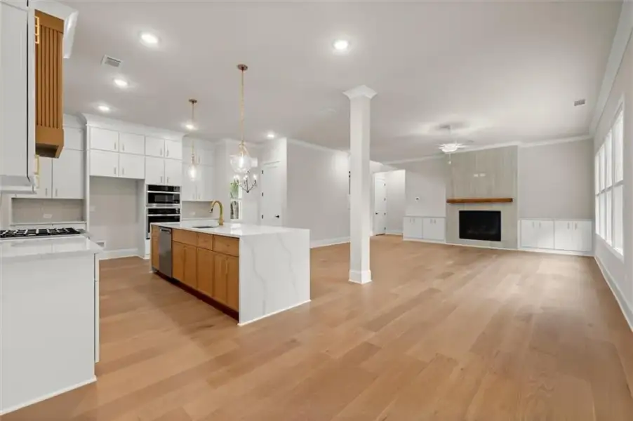 Furnished interior view inside a new home in , Flowery Branch (Image 17).