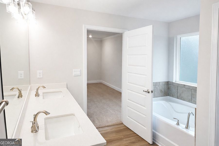 Furnished interior view inside a new home in Canterbury Villas, Carrollton (Image 11).