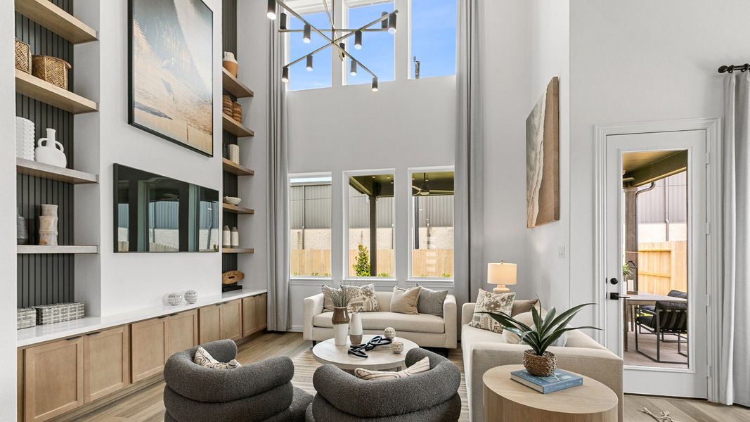 Representative furnished interior of a home built from the Magnolia by DRB Homes in Wildrye, Waller (Image 8). Representative furnished interior of a home built from the Magnolia by DRB Homes in Wildrye, Waller (Image 8).