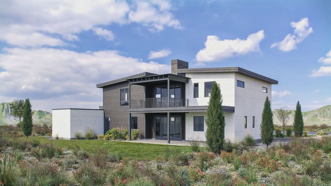 Representative exterior details of a home built from the Fir by Work Shop Colorado in Signature at Crystal Valley, Castle Rock (Image 2).