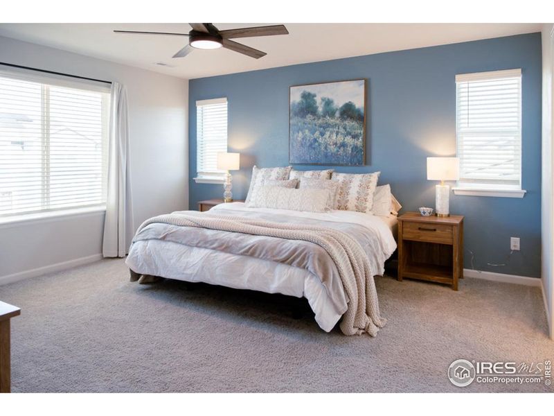 Large Primary Bedroom Upstairs Large Primary Bedroom Upstairs