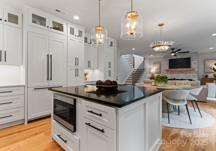 Furnished interior view inside a new home in , Charlotte (Image 32).