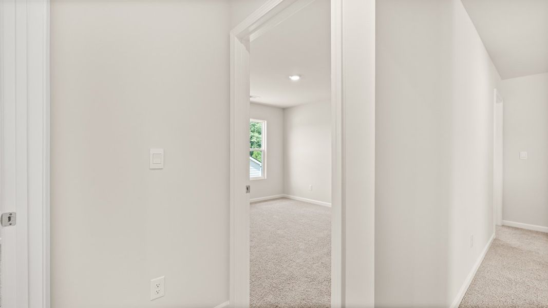 Representative unfurnished interior of a home built from the Elle by D.R. Horton in Preserve at Dove Creek, Statham (Image 24).