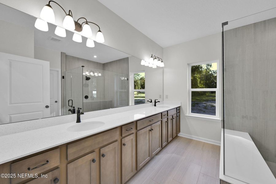 Furnished interior view inside a new home in Landing at Olde Florida, St. Augustine (Image 6).