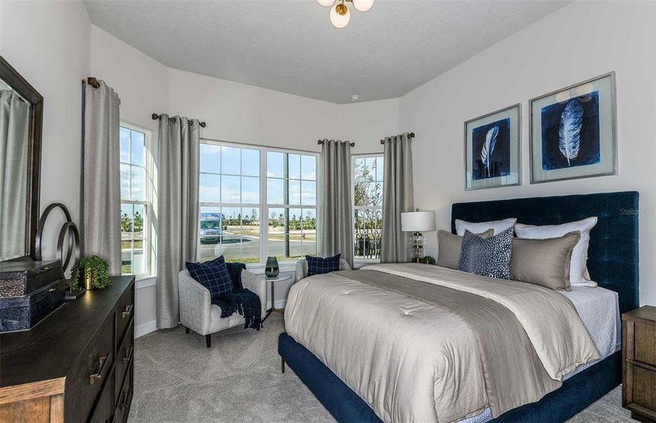 Furnished interior view inside a new home in Del Webb Stone Creek, Ocala (Image 4). Furnished interior view inside a new home in Del Webb Stone Creek, Ocala (Image 4).