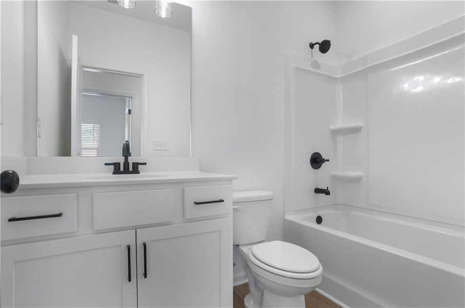 Furnished interior view inside a new home in , Cleveland (Image 11).