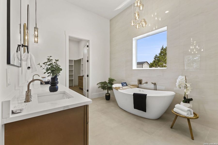 Furnished interior view inside a new home in , Bandera (Image 15). Furnished interior view inside a new home in , Bandera (Image 15).