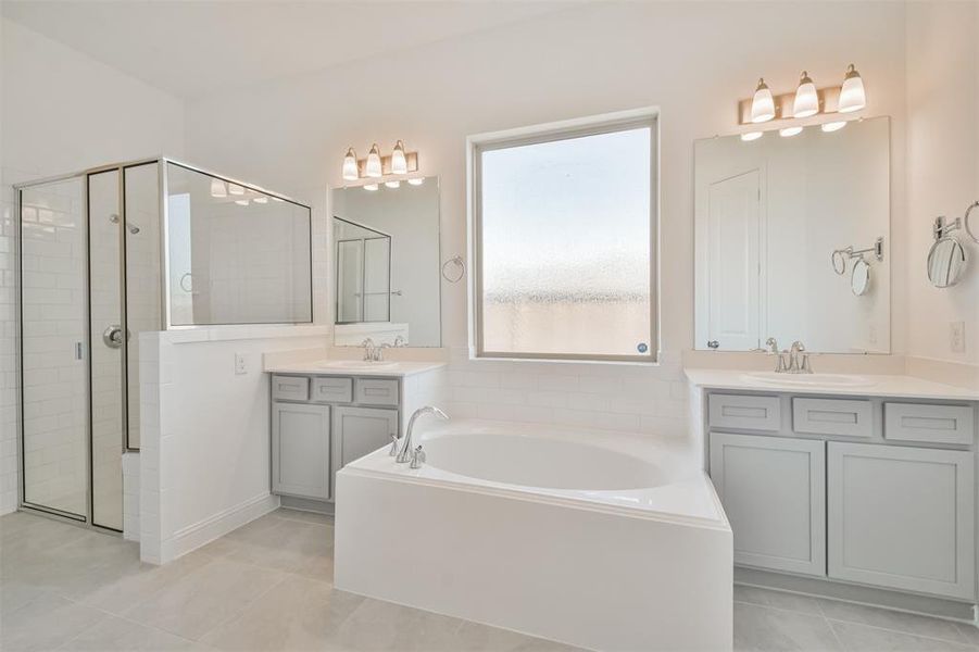 Spacious Primary Bath, Dual Sink