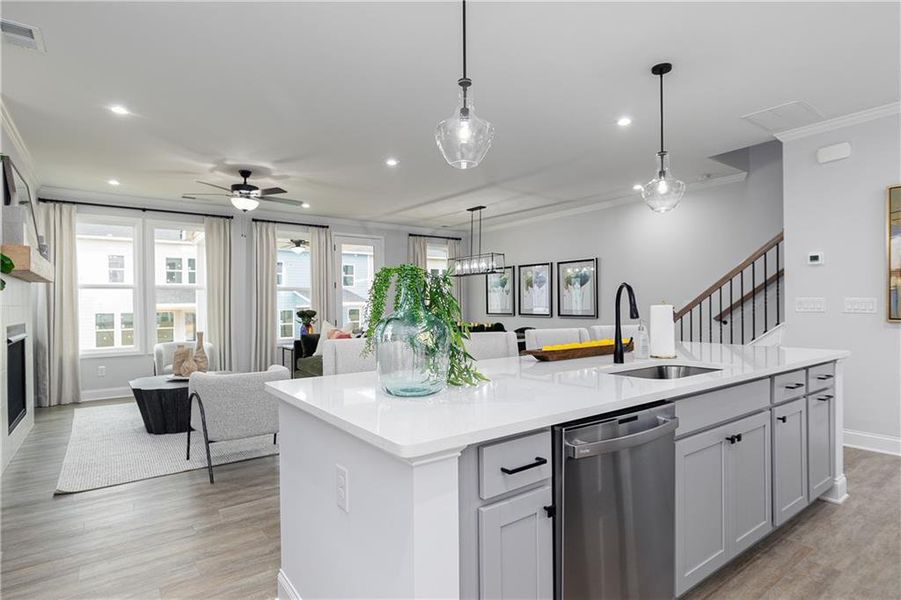 Furnished interior view inside a new home in Darlington, Loganville (Image 5).
