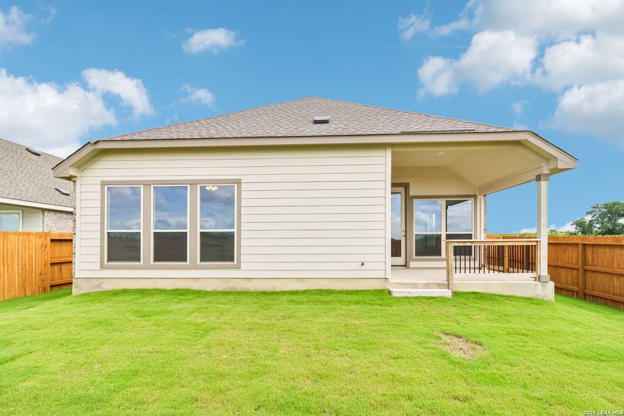 Exterior details and patio area of a home in Stream Waters, Seguin (Image 25). Exterior details and patio area of a home in Stream Waters, Seguin (Image 25).