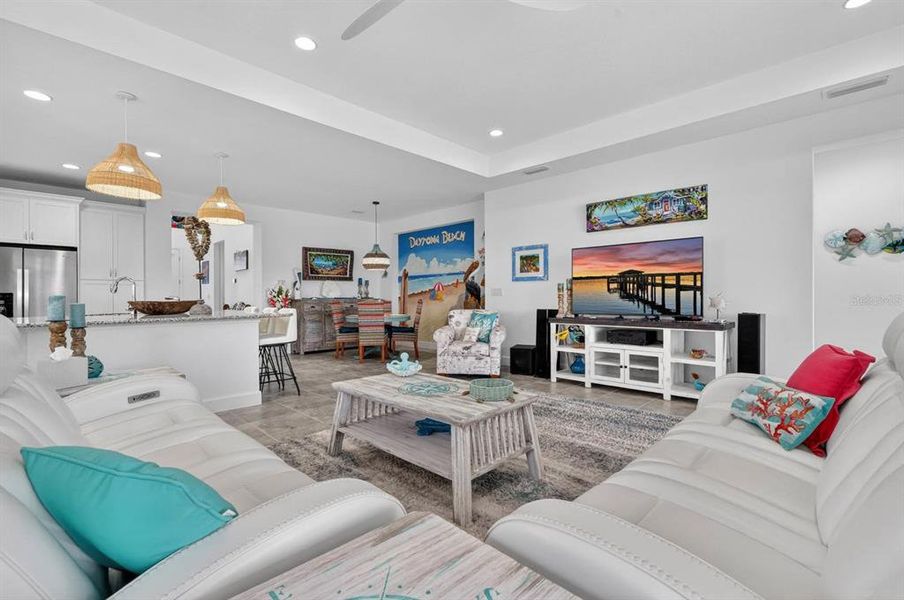 Furnished interior view inside a new home in , Daytona Beach (Image 11).