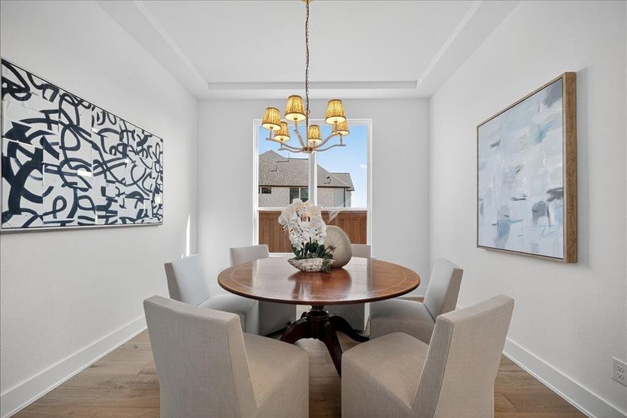 Furnished interior view inside a new home in , Frisco (Image 17).