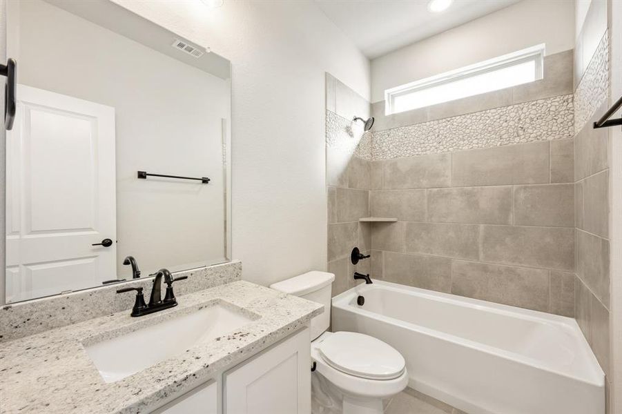Furnished interior view inside a new home in The Grove, Midlothian (Image 6).