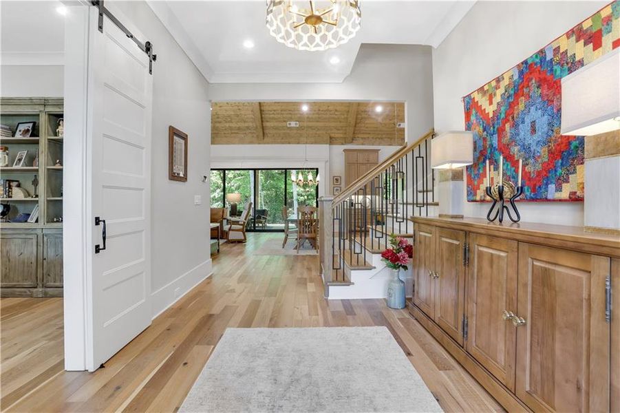 Furnished interior view inside a new home in , Dahlonega (Image 6).