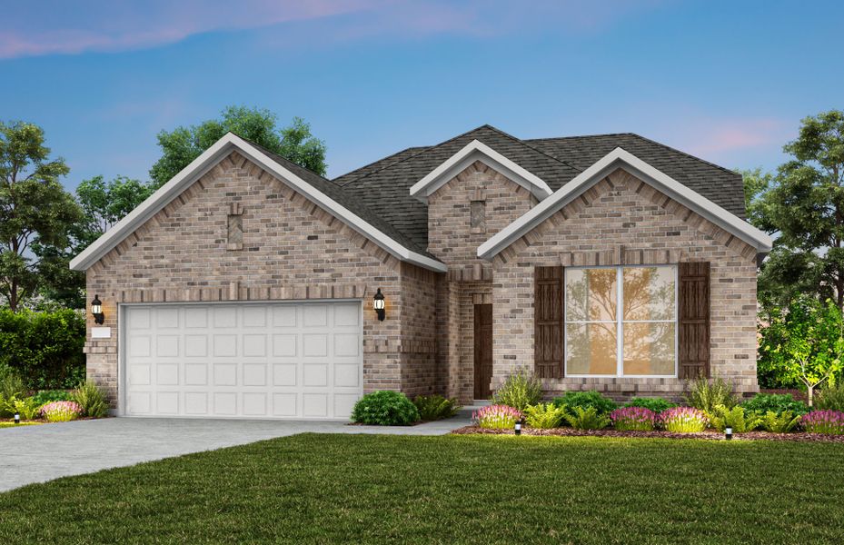 Representative exterior photo of a completed home built from the Harvard by Pulte Homes in Ribbonwood, Aubrey, TX (Image 24).
