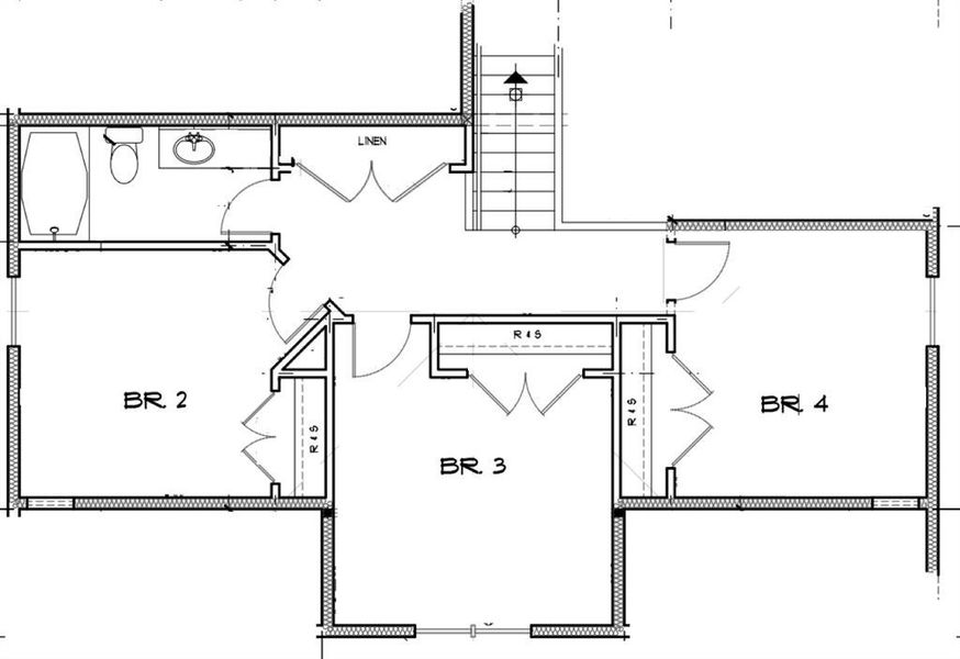 SECOND FLOOR - Floor plan, rendering, design, etc. are subject to changes made by the builder.