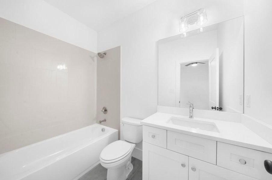 Furnished interior view inside a new home in , Canton (Image 54).