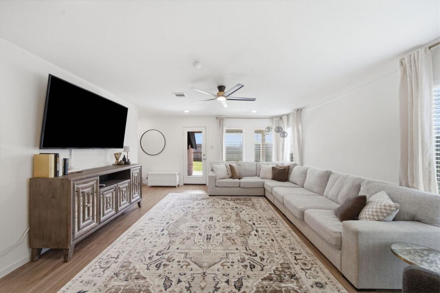 Furnished interior view inside a new home in Samara, League City (Image 21).