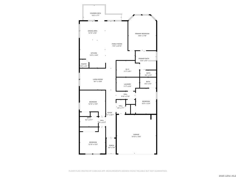 2D floor plan layout of this home in Arcadia Ridge - Classic Series, San Antonio, TX (Image 5).