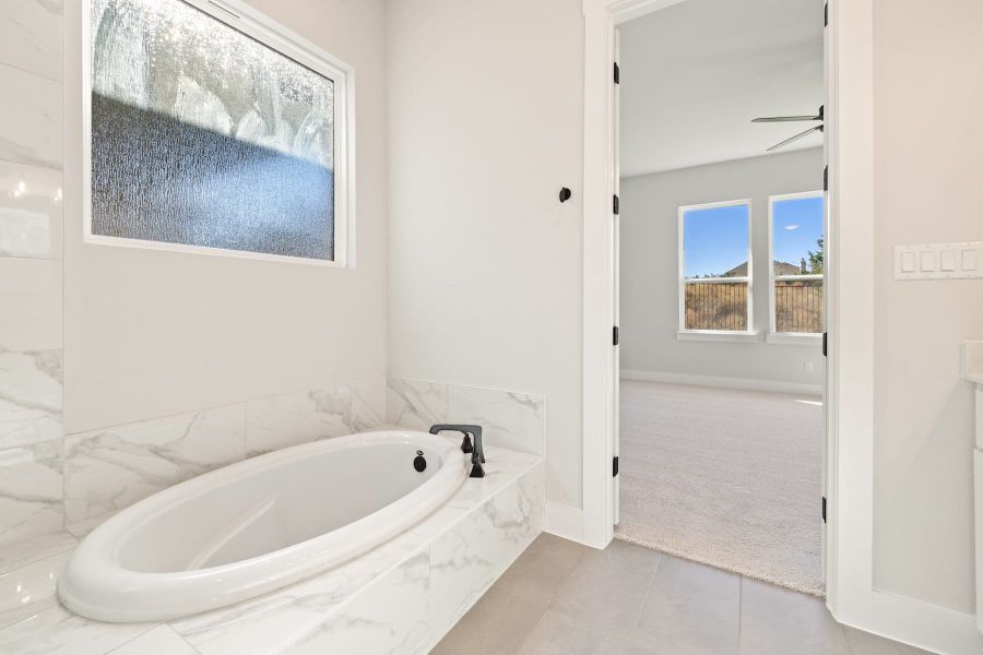 Furnished interior view inside a new home in Lariat, Liberty Hill (Image 13).
