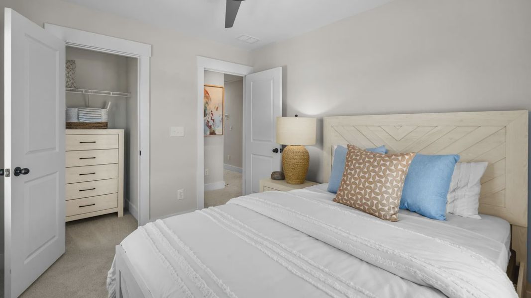 Furnished interior view inside a new home in Park Circle Townhomes, North Charleston (Image 21). Furnished interior view inside a new home in Park Circle Townhomes, North Charleston (Image 21).
