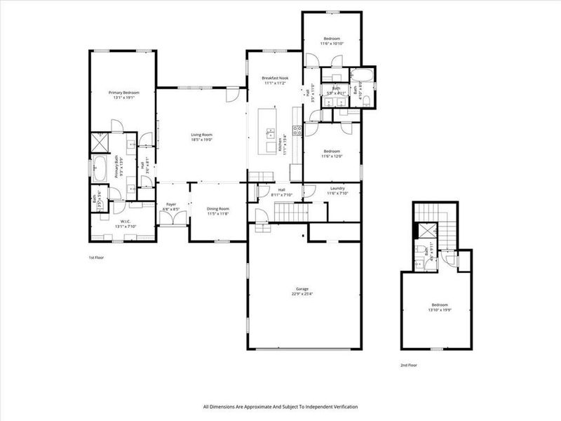 2D floor plan layout of this home in , Gainesville, GA (Image 7).
