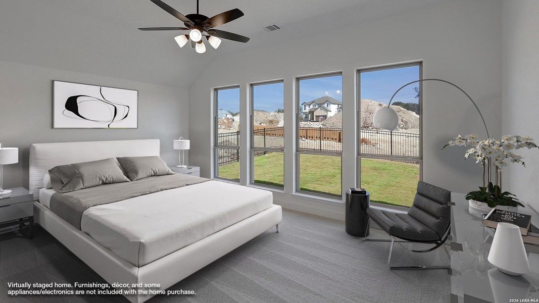 Furnished interior view inside a new home in Esperanza, Boerne (Image 10).