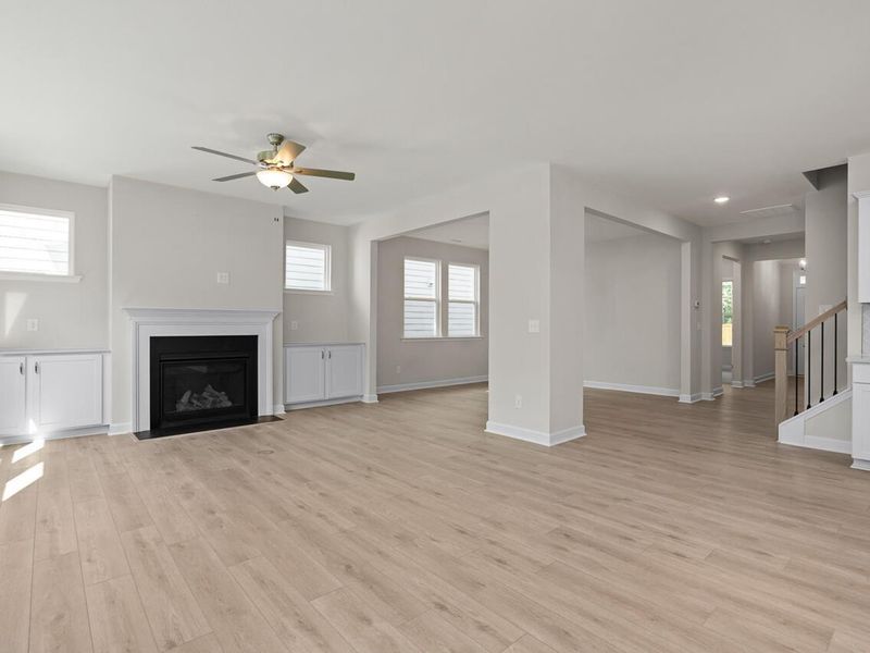 Spacious, unfurnished interior of a new home in Sage on North Main, Wake Forest (Image 18). Spacious, unfurnished interior of a new home in Sage on North Main, Wake Forest (Image 18).