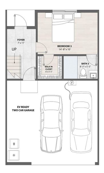 2D floor plan layout of this home in , Fort Lauderdale, FL (Image 5).