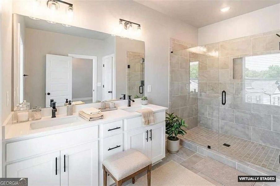 Furnished interior view inside a new home in , Tucker (Image 13).