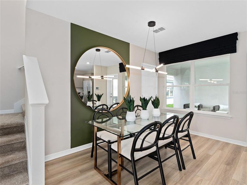 Furnished interior view inside a new home in EverBe, Orlando (Image 12). Furnished interior view inside a new home in EverBe, Orlando (Image 12).