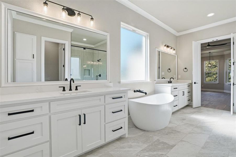 Furnished interior view inside a new home in , Weatherford (Image 8).