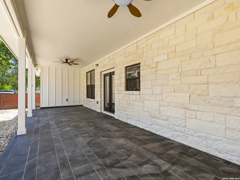 Exterior details and patio area of a home in , Terrell Hills (Image 3).