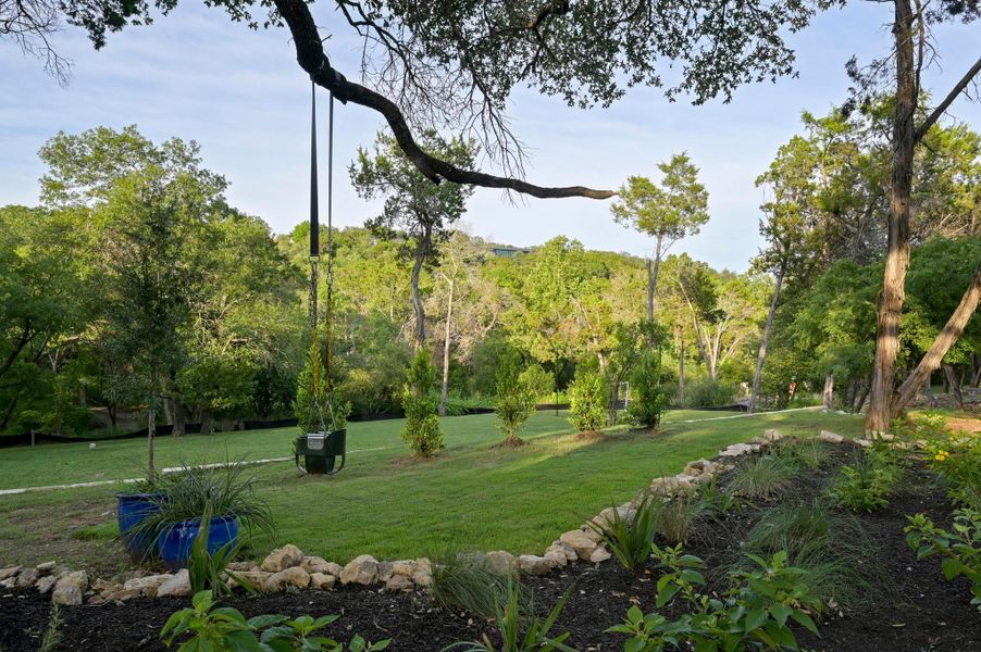 .82 Acre Lot with plenty of room for outdoor living and play.