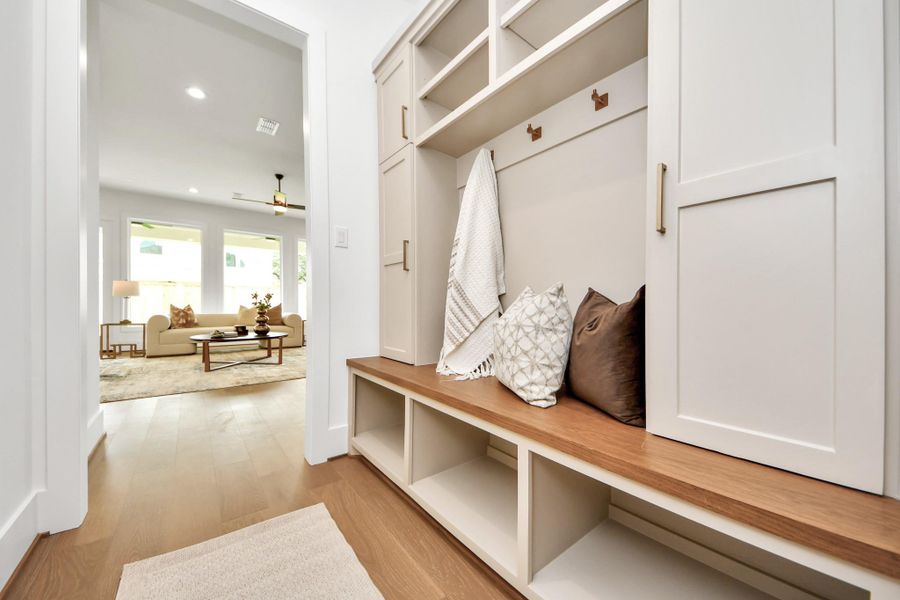 Furnished interior view inside a new home in , Houston (Image 29).