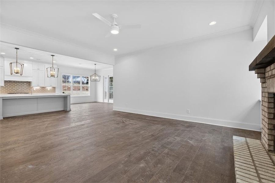Spacious, unfurnished interior of a new home in , Suwanee (Image 47).