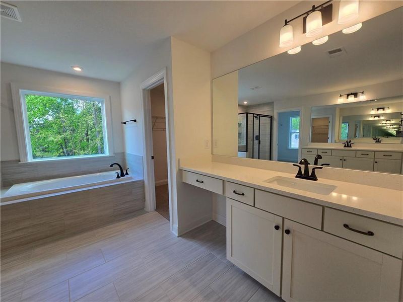 Furnished interior view inside a new home in Palmer Falls, Douglasville (Image 4).