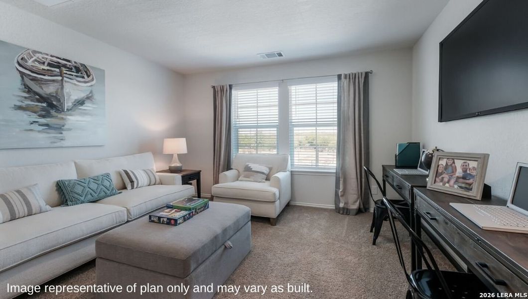 Furnished interior view inside a new home in Blue Ridge Ranch, San Antonio (Image 6).