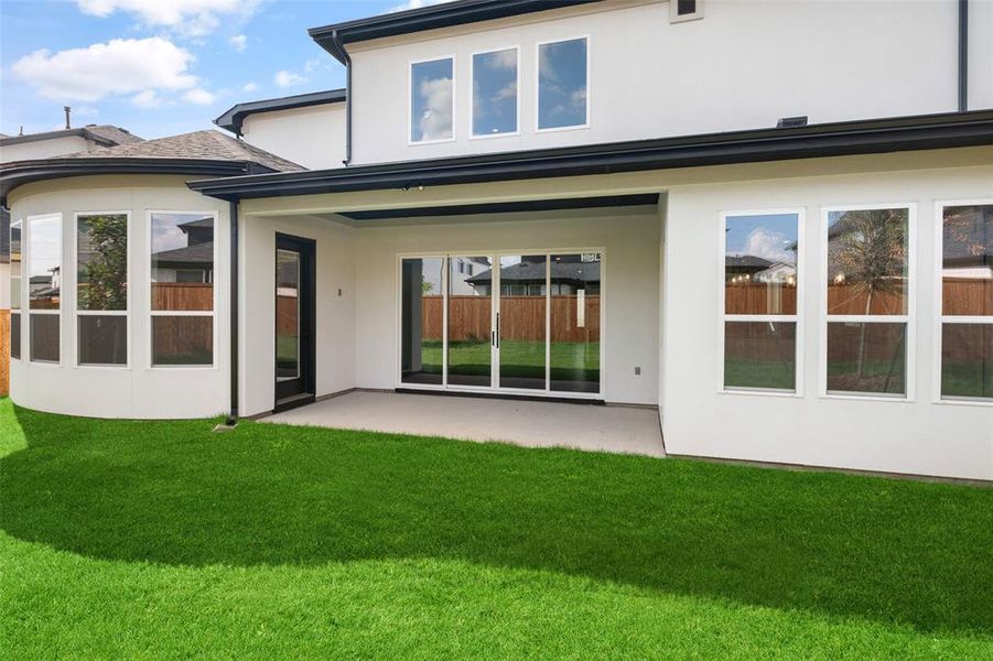 Exterior details and patio area of a home in , Frisco (Image 30).