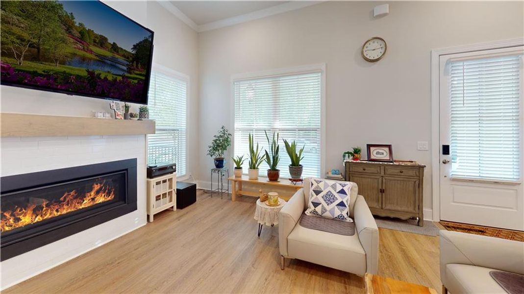 Furnished interior view inside a new home in , Peachtree Corners (Image 12).