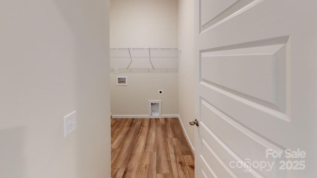Photo is representational - Walk-in laundry room upstairs near all bedrooms