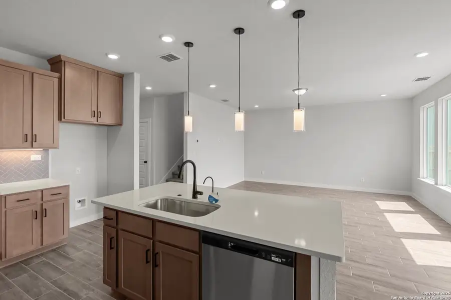 Furnished interior view inside a new home in Weltner Farms 50’s, New Braunfels (Image 7).