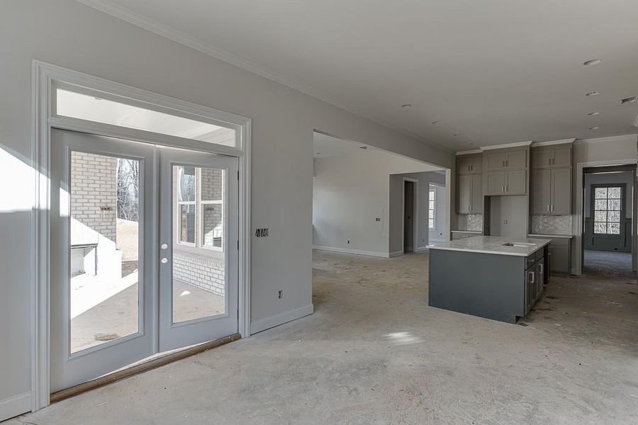 In-progress construction of a new home in , Cumming, GA (Image 14).