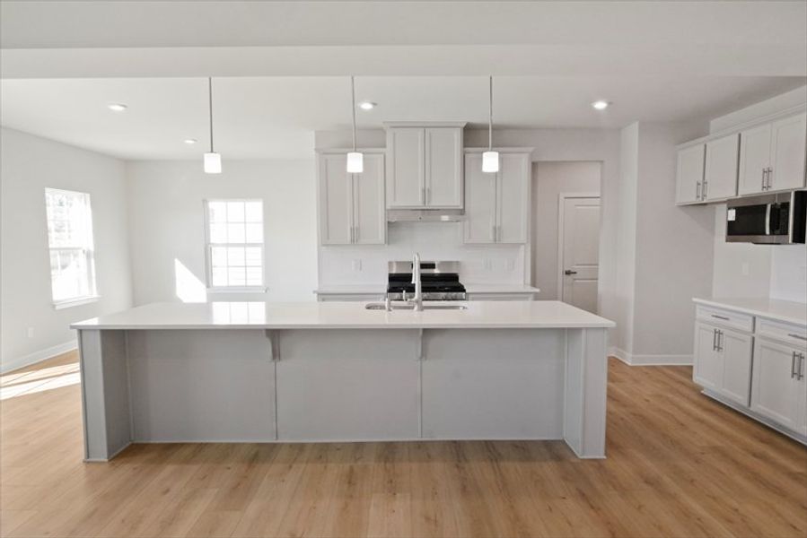 Furnished interior view inside a new home in Canterbrook Farms 2-Story, Fountain Inn (Image 4). Furnished interior view inside a new home in Canterbrook Farms 2-Story, Fountain Inn (Image 4).